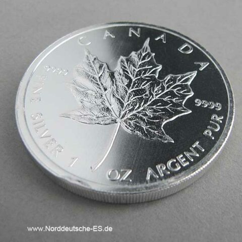 Kanada Maple Leaf Silbermünze 1 OZ