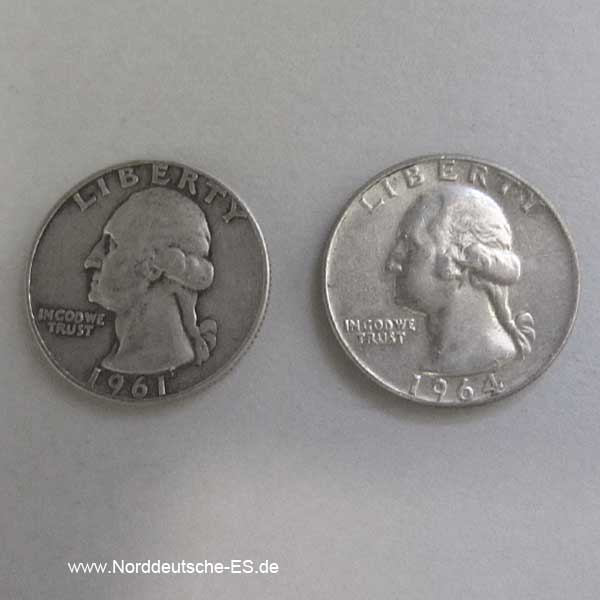 USA Quarter Dollar Silber