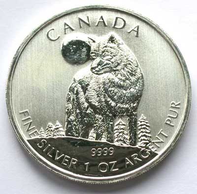 Kanada 5 Dollar Silber Wolf Wildlife Serie