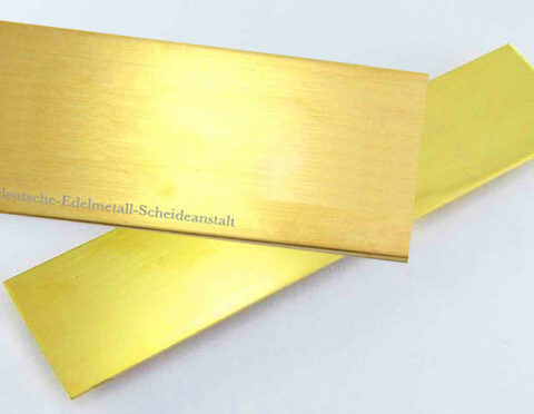 Goldblech 750er 18k Goldblech sattgelb 1mm