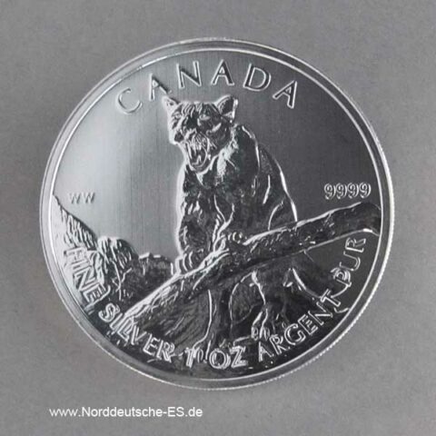 Kanada 1 oz Puma 2012 Silbermünze