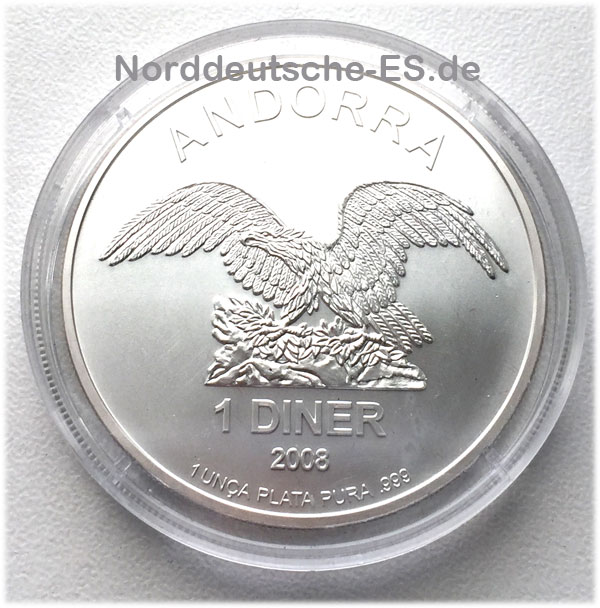 Andorra Eagle Feinsilber 999 - 1 oz