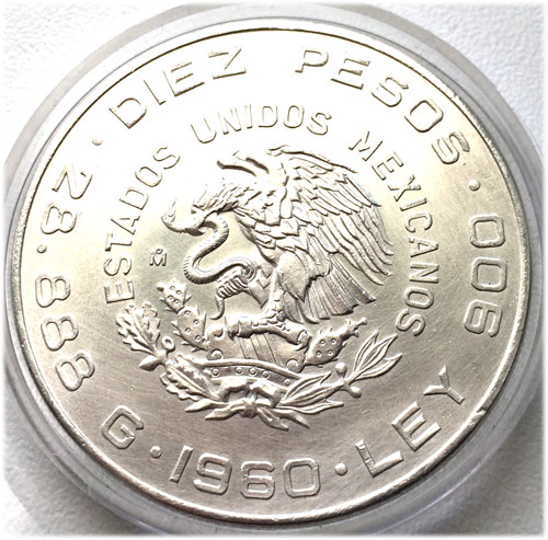 Mexico--(10)-Diez-Pesos-Silbermuenze-1960