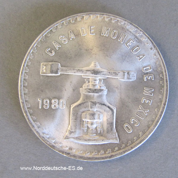Mexiko Casa De Moneda 1 Unze Silber 1978-1980