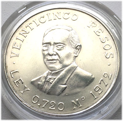 Mexiko Veinticinco Pesos Silber 1972