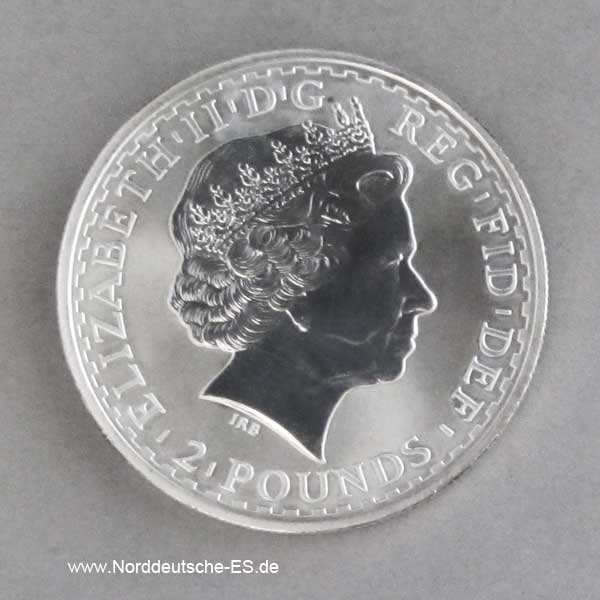 England Britannia 1 oz Silbermünze