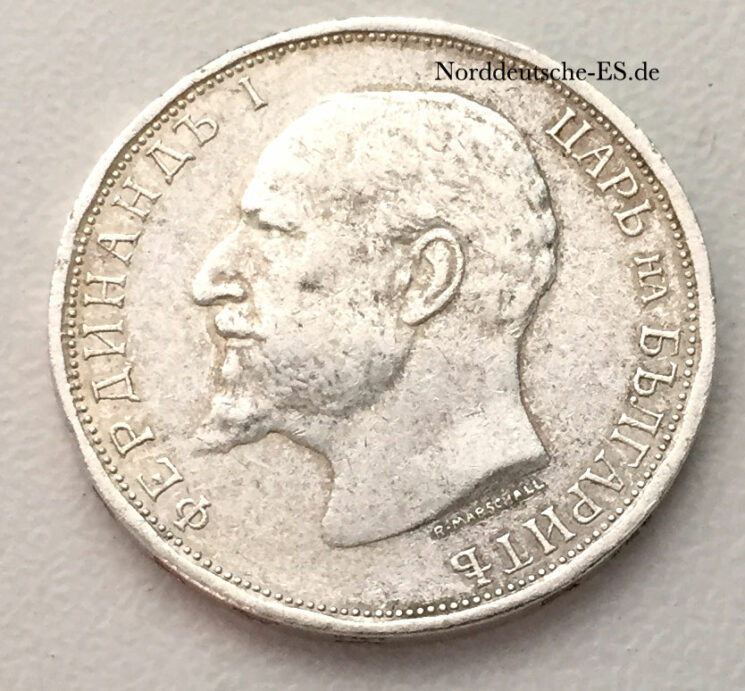 Rumaenien Silber -1-LEVA-Silber