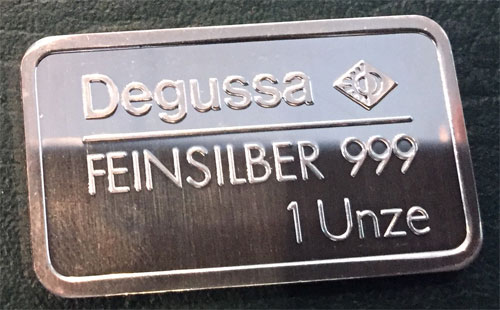 Degussa-1-Unze-Feinsilber-999