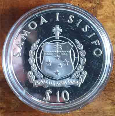 Samoa-i-Sisifo-Borstenbrachvogel-10-Dollars-Silber1992