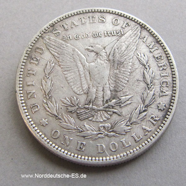 USA 1880 Morgan Dollar Silber