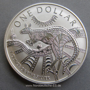 Australien ONE Dollar Kangaroo 2003 - 1oz Feinsilber 999