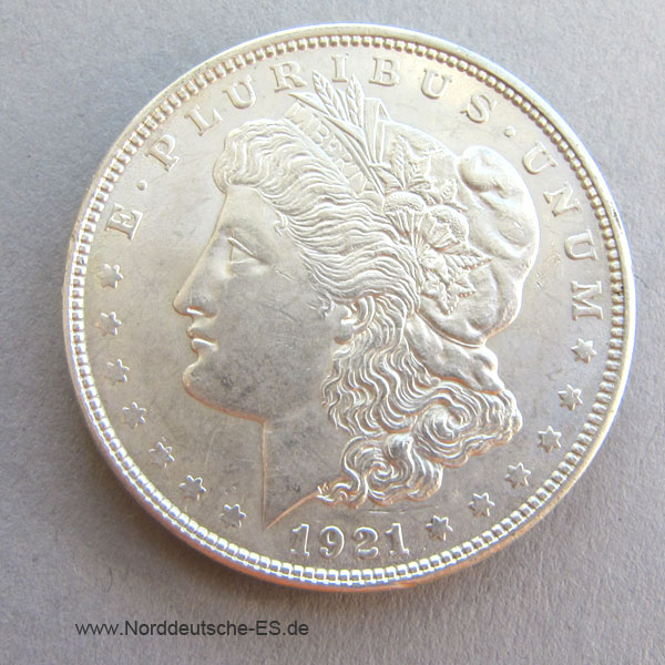 1 Dollar 1921 USA Morgan Dollar