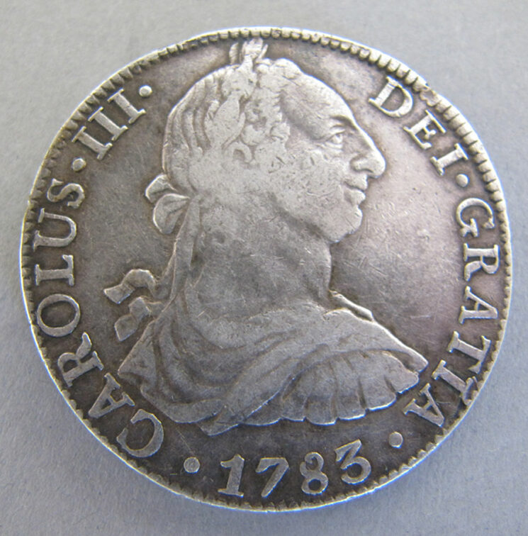 Mexiko 8 Reales 1783 Carolus III Silbermünze
