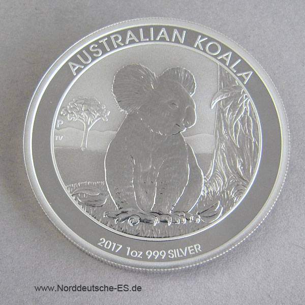 Australien Koala 1 oz Silber 2017