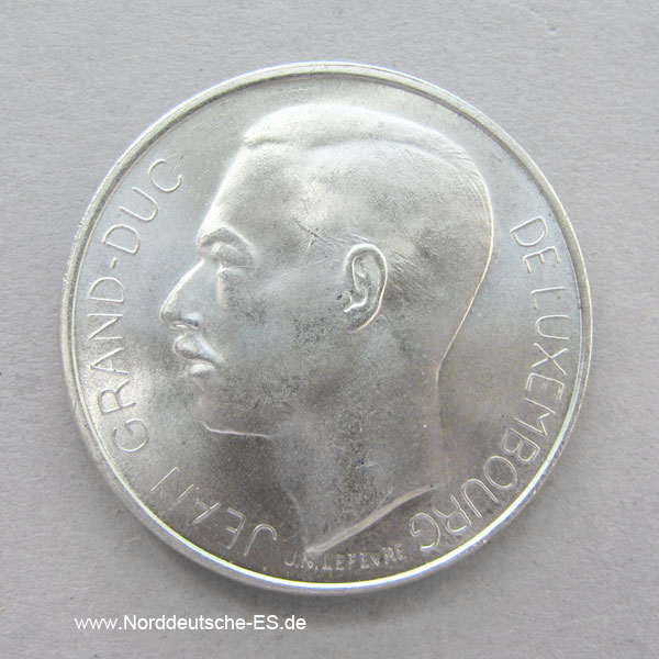Luxemburg 100 Francs 1964 Jean Silber