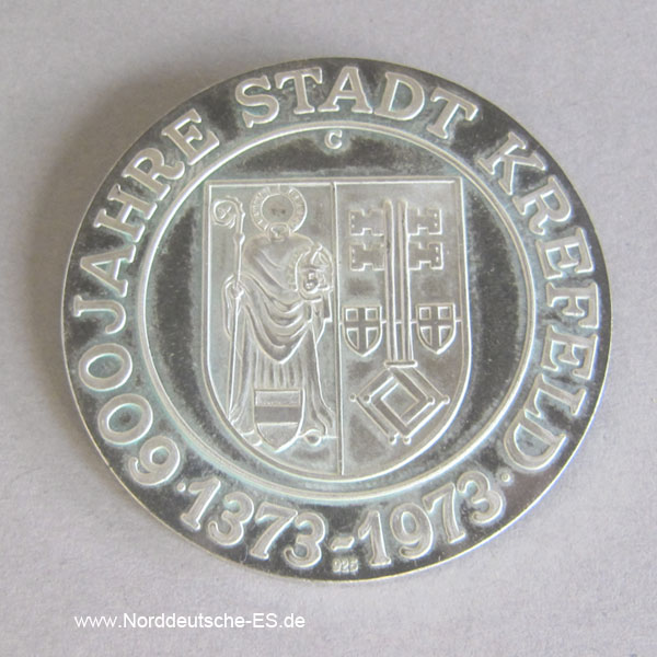 Silber 600 Jahre stadt Krefeld