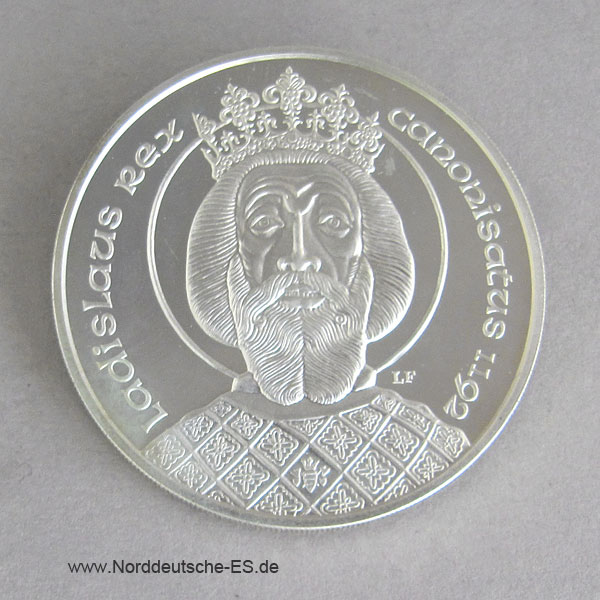 Ungarn 500 Forint 1992 Saint Ladislas Silber