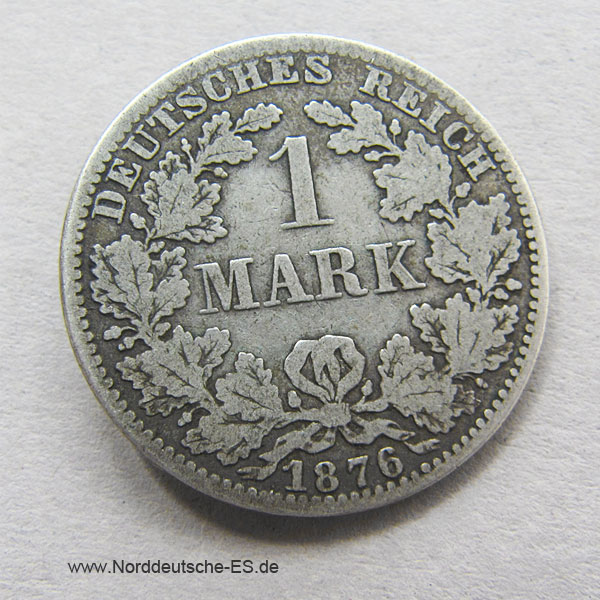 Deutsches Reich 1 Mark Silber 1873-1889 Kleiner Adler