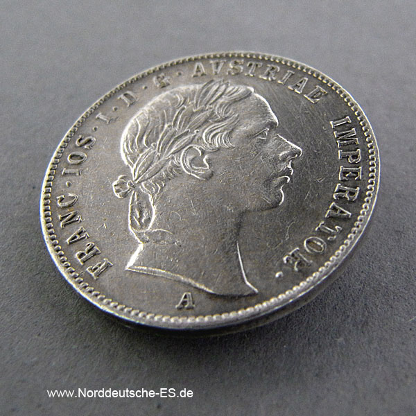 Österreich Kaisertum 20 Kreuzer Silber 1852-1856 Franz Joseph I