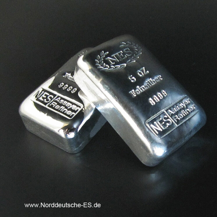 Silberbarren-5-oz-Norddeutsche-ES