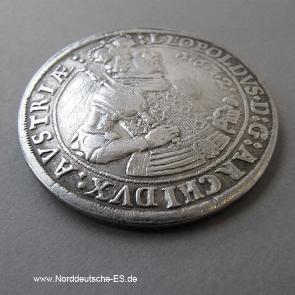 Österreich 1 Taler Habsburg Erzherzog Leopold V 1619-1632 Tirol