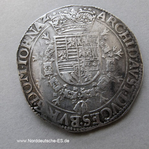 Spanische Niederlande 1 Patagon Albrecht Isabella 1598-1621