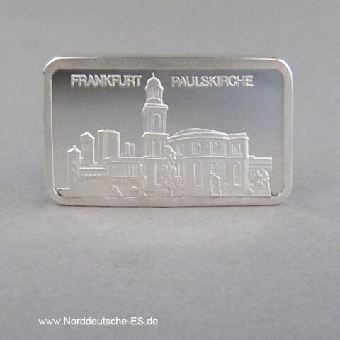 1 Unze Silberbarren Motivbarren Paulskirche Frankfurt