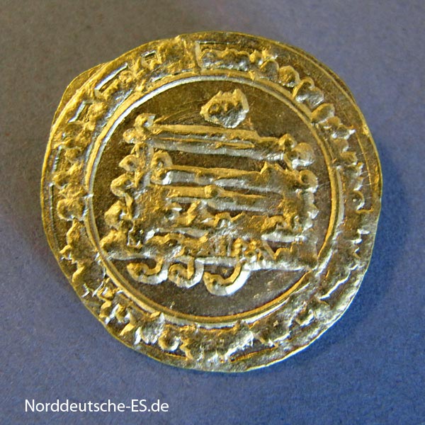 Abbasiden Gold Dinar 888-889 Al-Mutamid