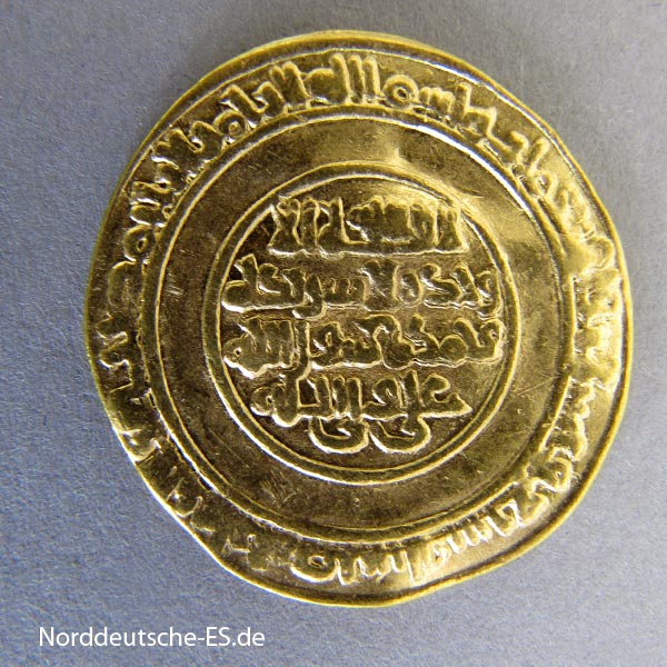 Fatimiden Gold Dinar 1036-1094 Al Mustansir