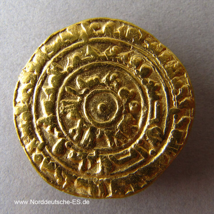 Fatimiden Gold Dinar 953-975 Kalif Maʿadd Al-Muʿizz
