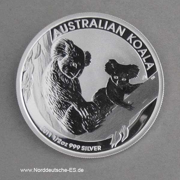 Australien Koala 1_2 oz 2011 Silber