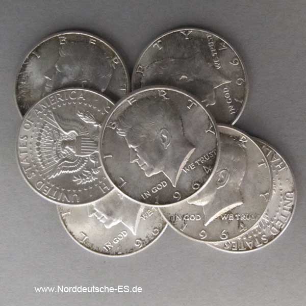 Half Dollar Silber Kennedy 1964