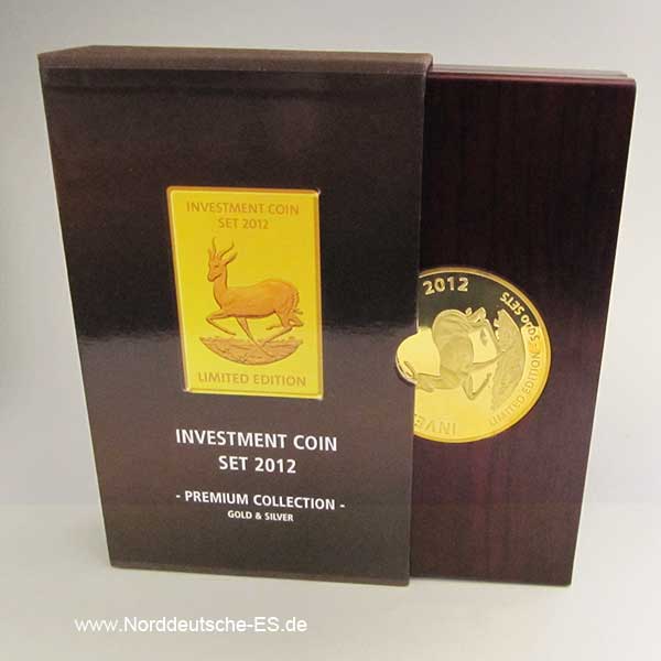 Investment Coin Set 2012 Gold Silber