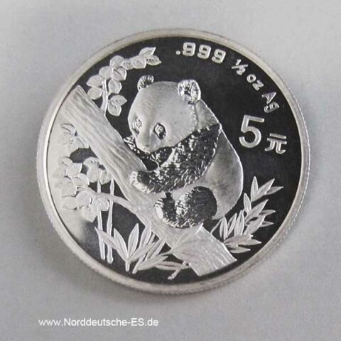 5 Yuan 1995 1_2 oz Panda