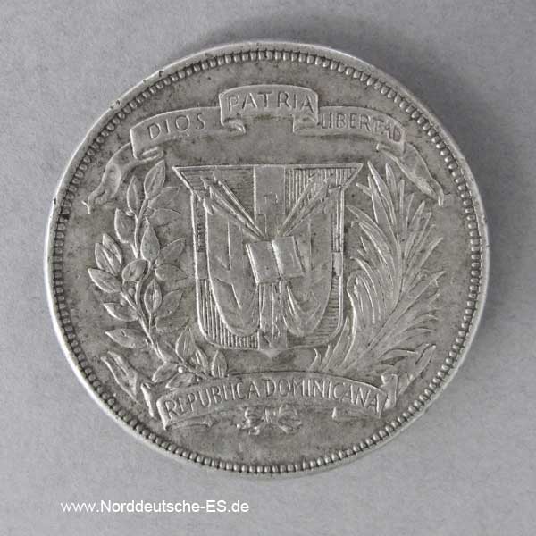 Dominikanische Republik 1 Peso 1955