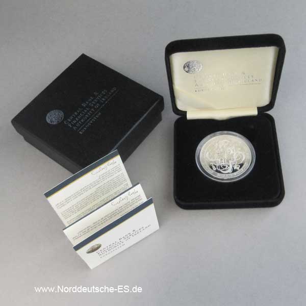 Irland 10 Euro Silbermünze 2007 Gedenkmünze Zertifikat OVP
