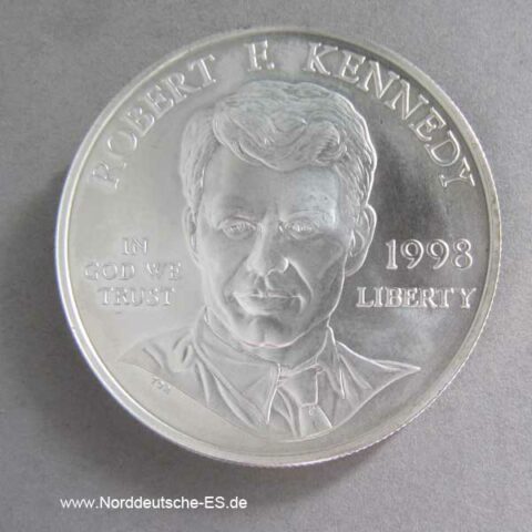 USA 1 Dollar 1998 Silbermünze Robert F. Kennedy