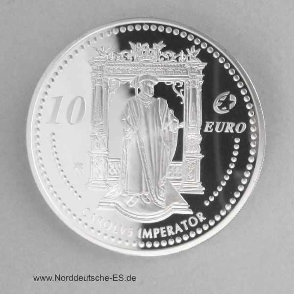 Spanien 10 Euro Silber Carolus 2006