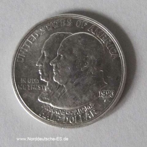 1923 Monroe Doctrine Half Dollar Silber
