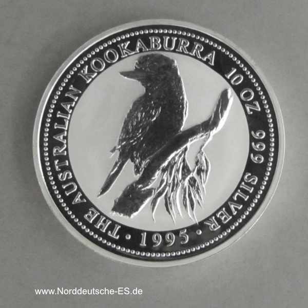 Kookaburra 10 oz Silber 1995