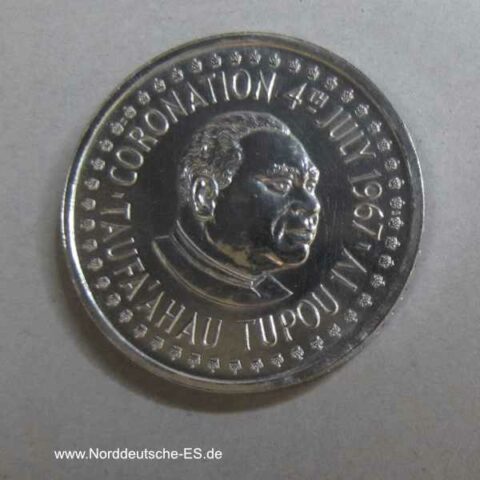Tonga Palladium Münze 1/4 Hau 1967