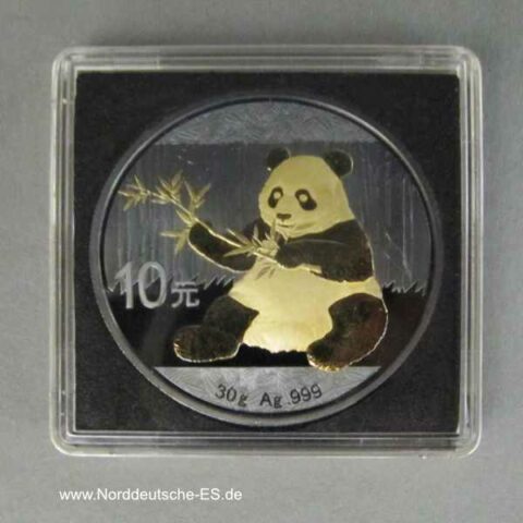 China Panda 10 Yuan Golden Enigma Edition 2017