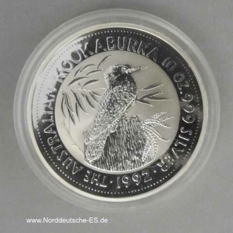 Kookaburra 10 Oz Silber 1992