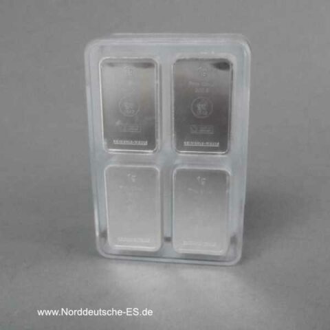 Feinsilber 999.9‰ in Plastikbox