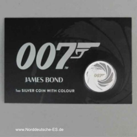James Bond 007 Silbermünze 1 oz