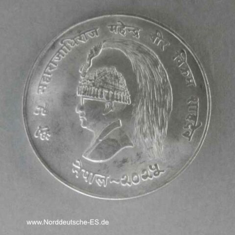 Nepal 10 Rupies Silbermünze 1968 Food for all