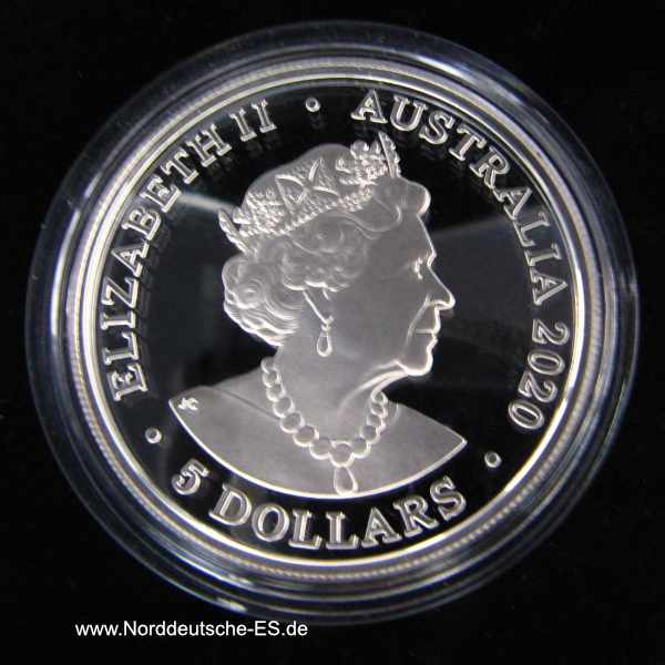 Australien 1 oz Silber 5 Dollars 2020
