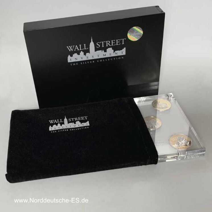 Wall Street Investment Silver Collection 7 x 1 oz Silber teilvergoldet 2012