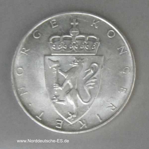 Norwegen 10 Kronen 1964 Silber 150 Jahrestag des Grundgesetz 1814 Eidsvoll 1964