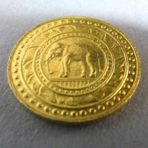 Thailand 4 Baht Pit Rama V 1868-1910 Goldmünze ohne Datum